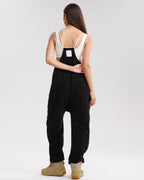 Women's Adjustable Strap Fleece Jumpsuit