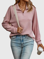 Molly | Half-Zip Knit Sweater