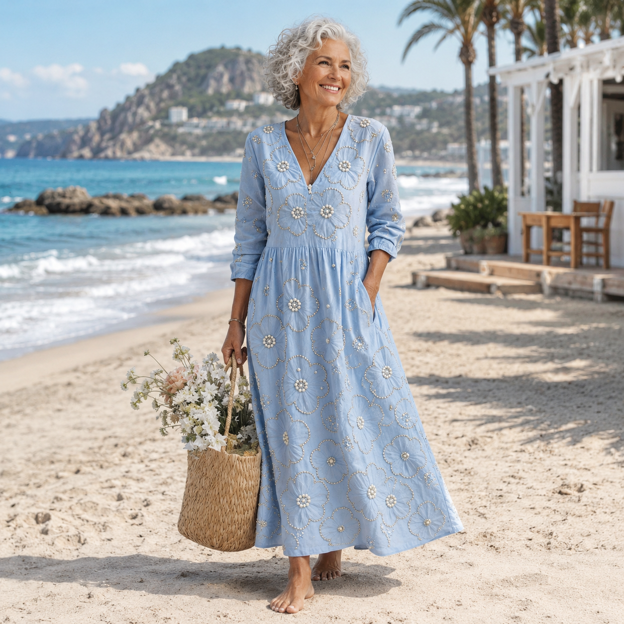 LENA | FLORAL MIDI DRESS