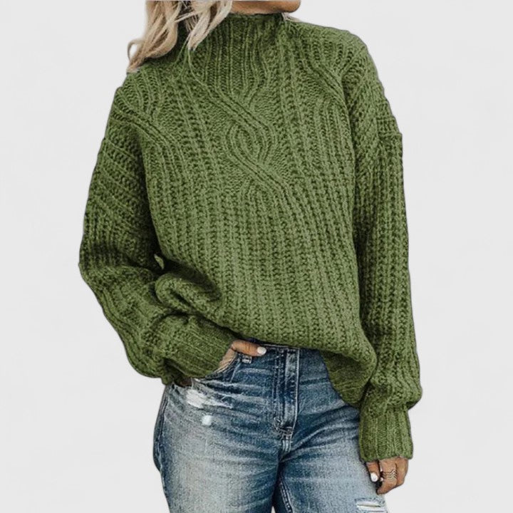 Lerynna | Relaxed Cable Knit Sweater