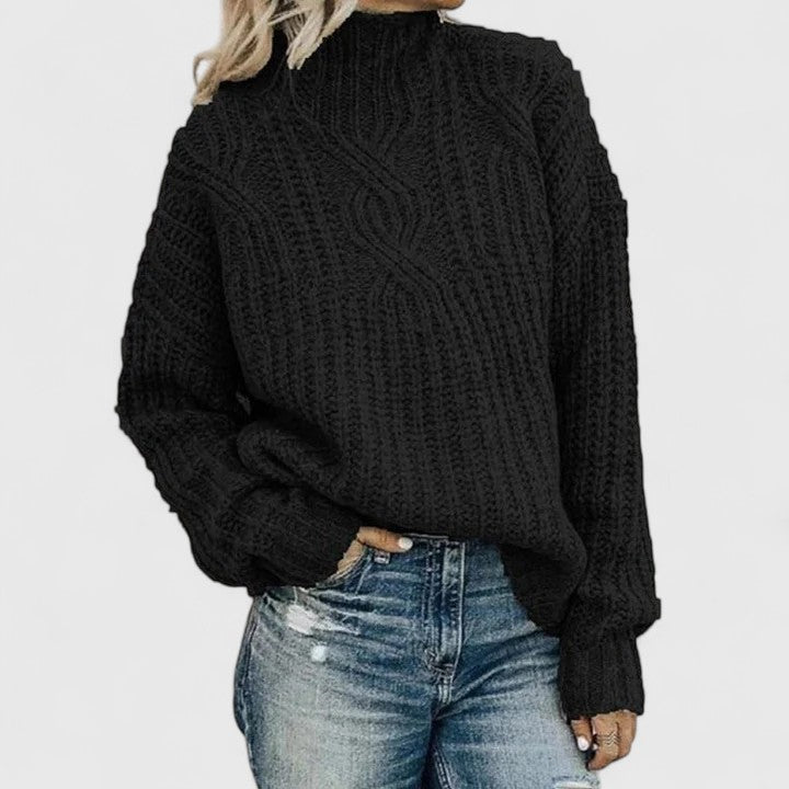 Lerynna | Relaxed Cable Knit Sweater