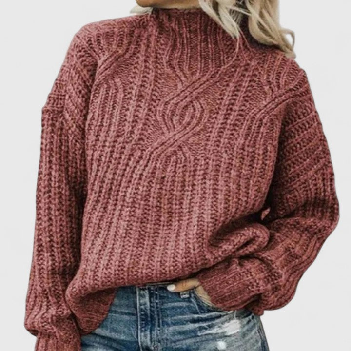 Lerynna | Relaxed Cable Knit Sweater
