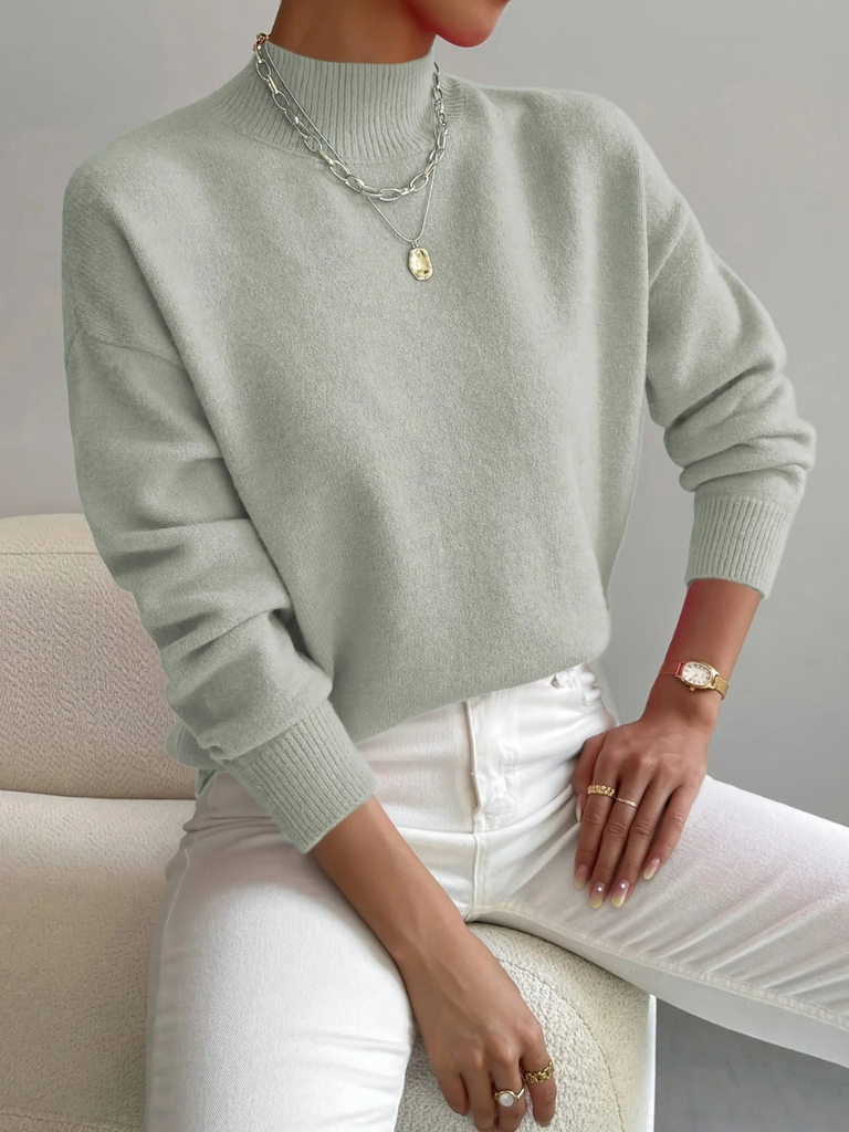 Vivianne | Classic High Neck Sweater