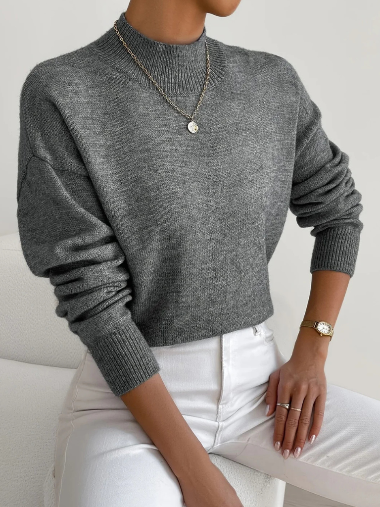Vivianne | Classic High Neck Sweater