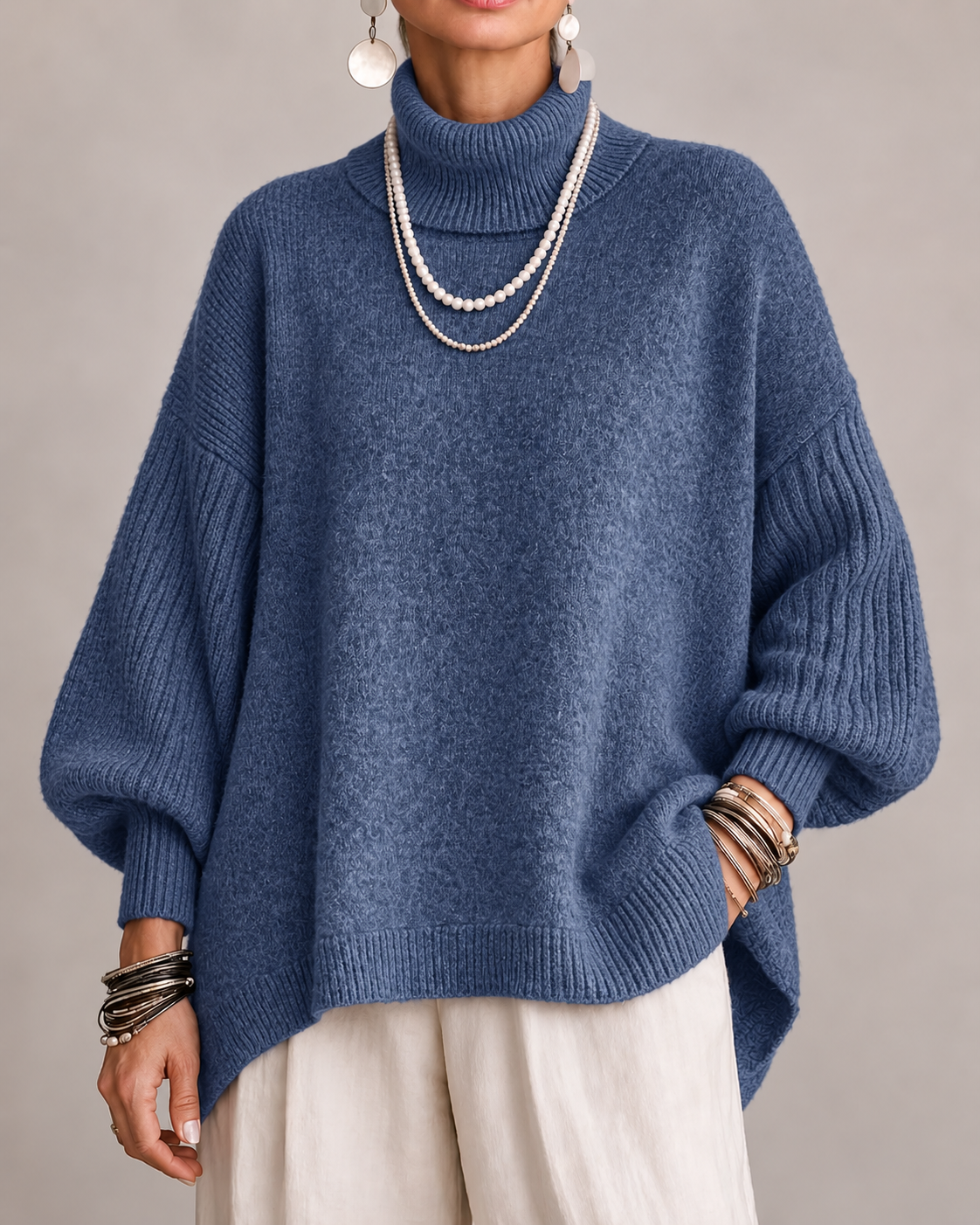 Kathleen | Oversized Turtleneck Sweater