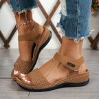 Selene | Crystal Comfort Platform Sandals