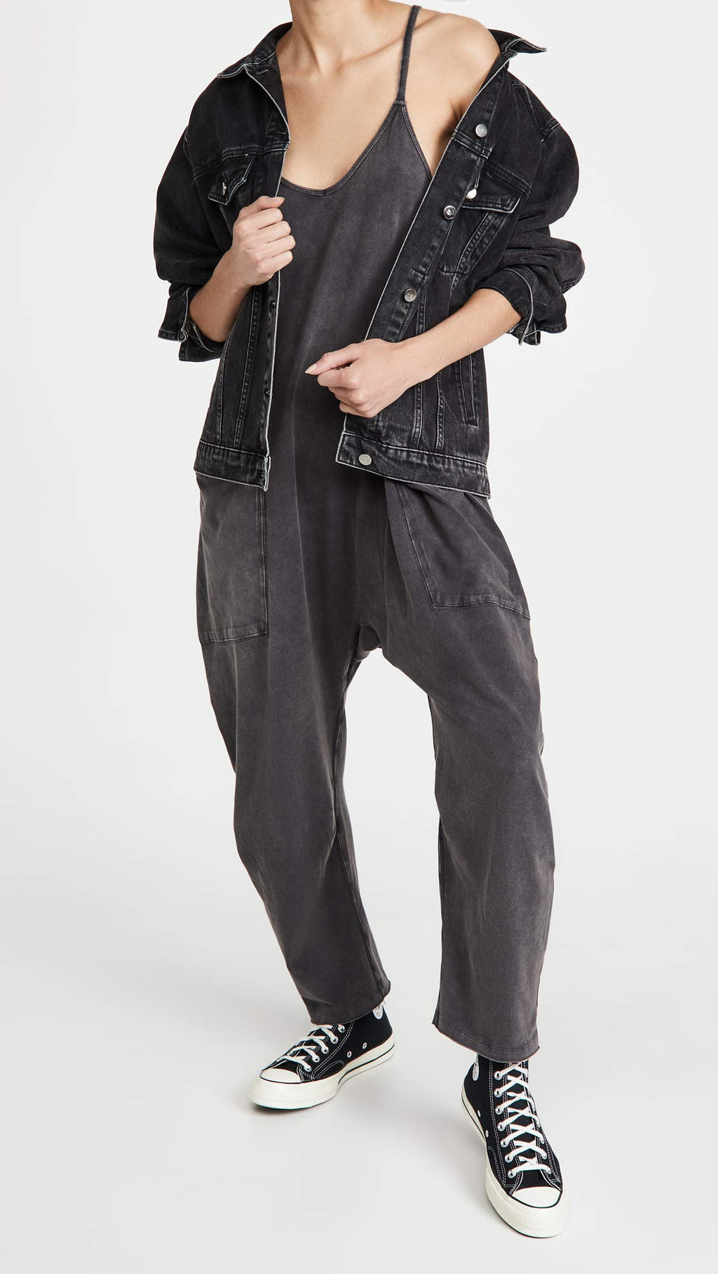 New Wide Leg Jumpsuit with Pockets