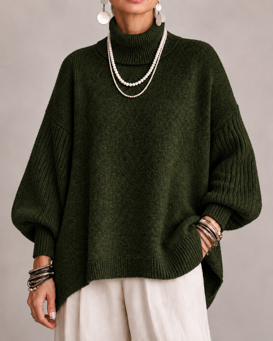 Kathleen | Oversized Turtleneck Sweater