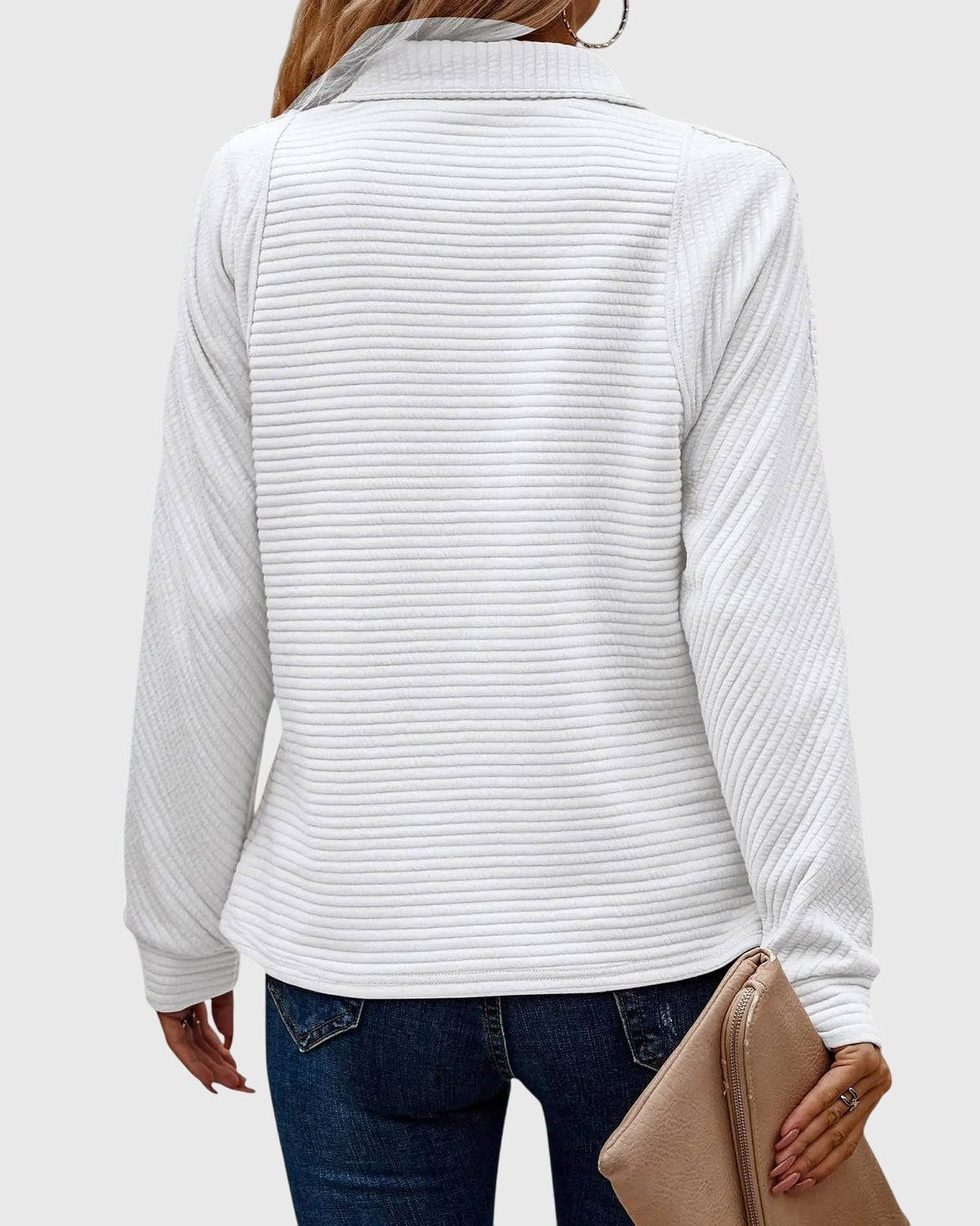 Molly | Half-Zip Knit Sweater