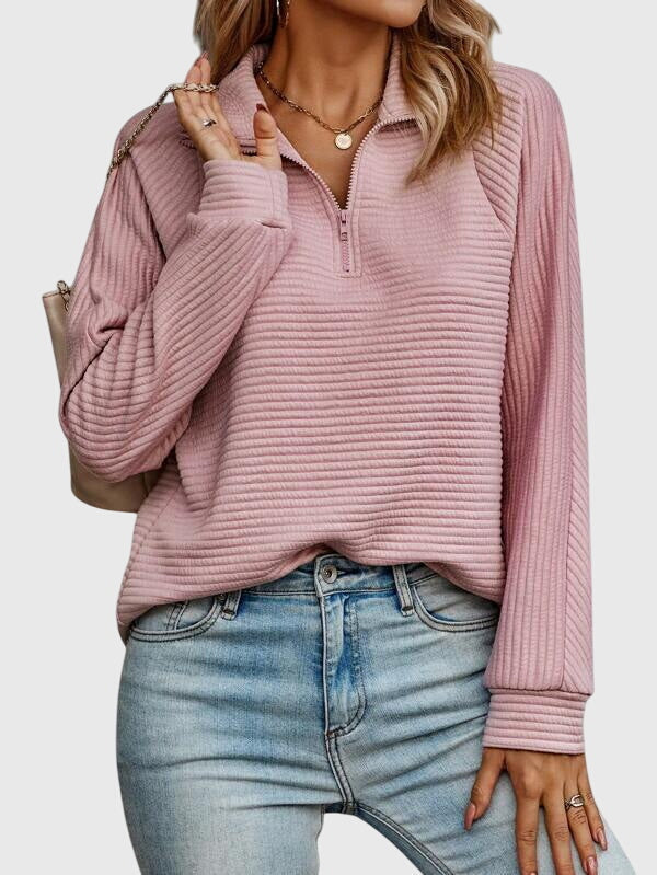 Molly | Half-Zip Knit Sweater