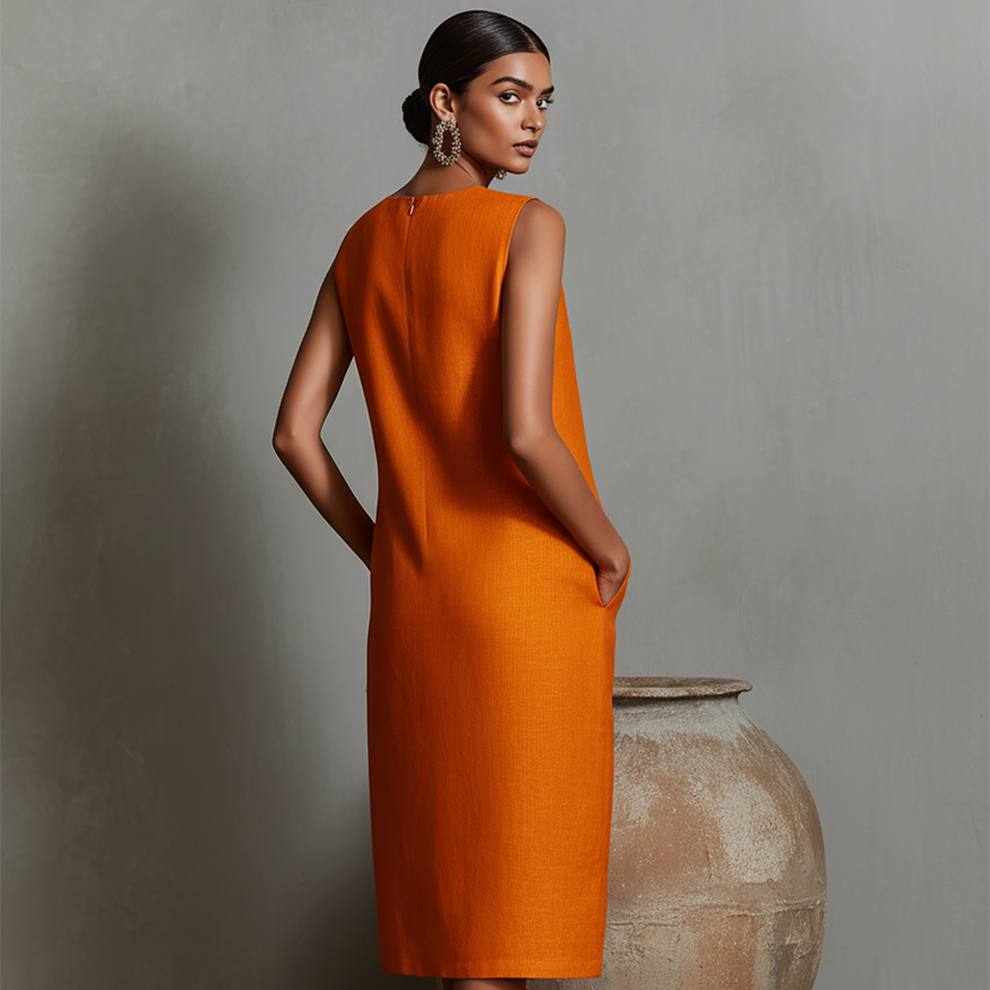 Maureen™ Midi Dress with pockets